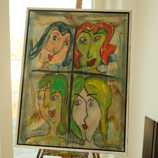 Fyra nyanser - 60X80 CM - Sold