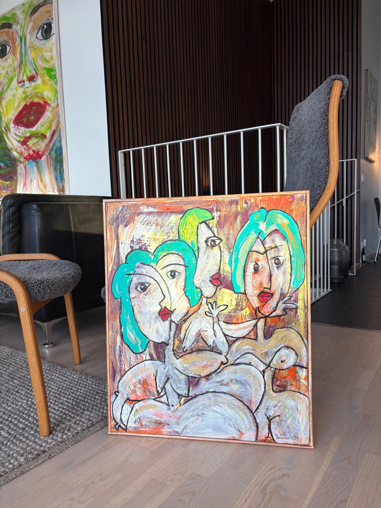 Färgade röster - 55X65 CM